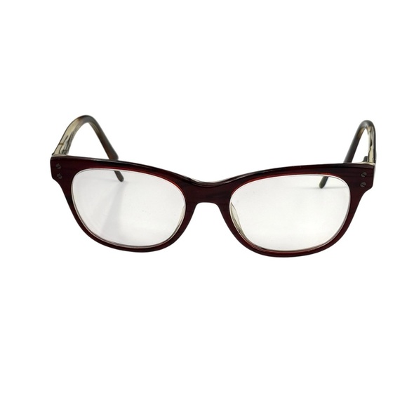 L.A.M.B. LAMB LA040 BURGUNDY B:41 FRAMES EYEGLASSES 53-18 - Picture 2 of 6